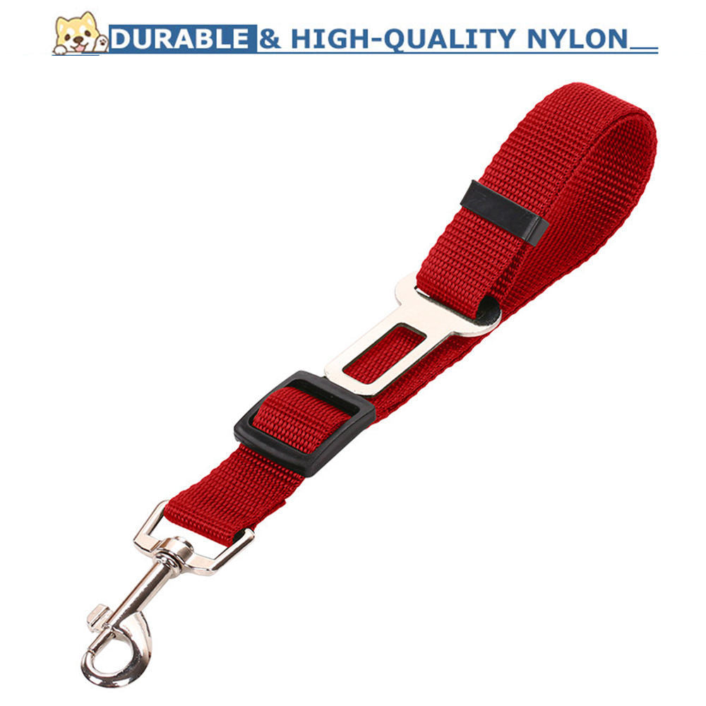 Car Safety Leash – Adjustable Dog & Cat Seat Belt
