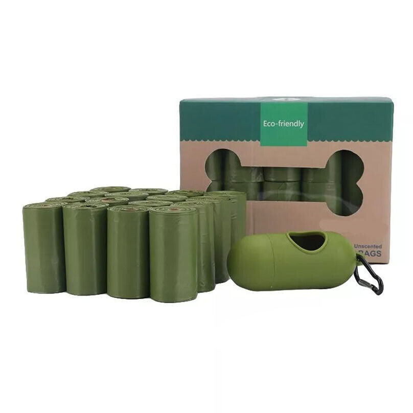 Biodegradable Dog Poo Bags – Lavender Scent + Dispenser