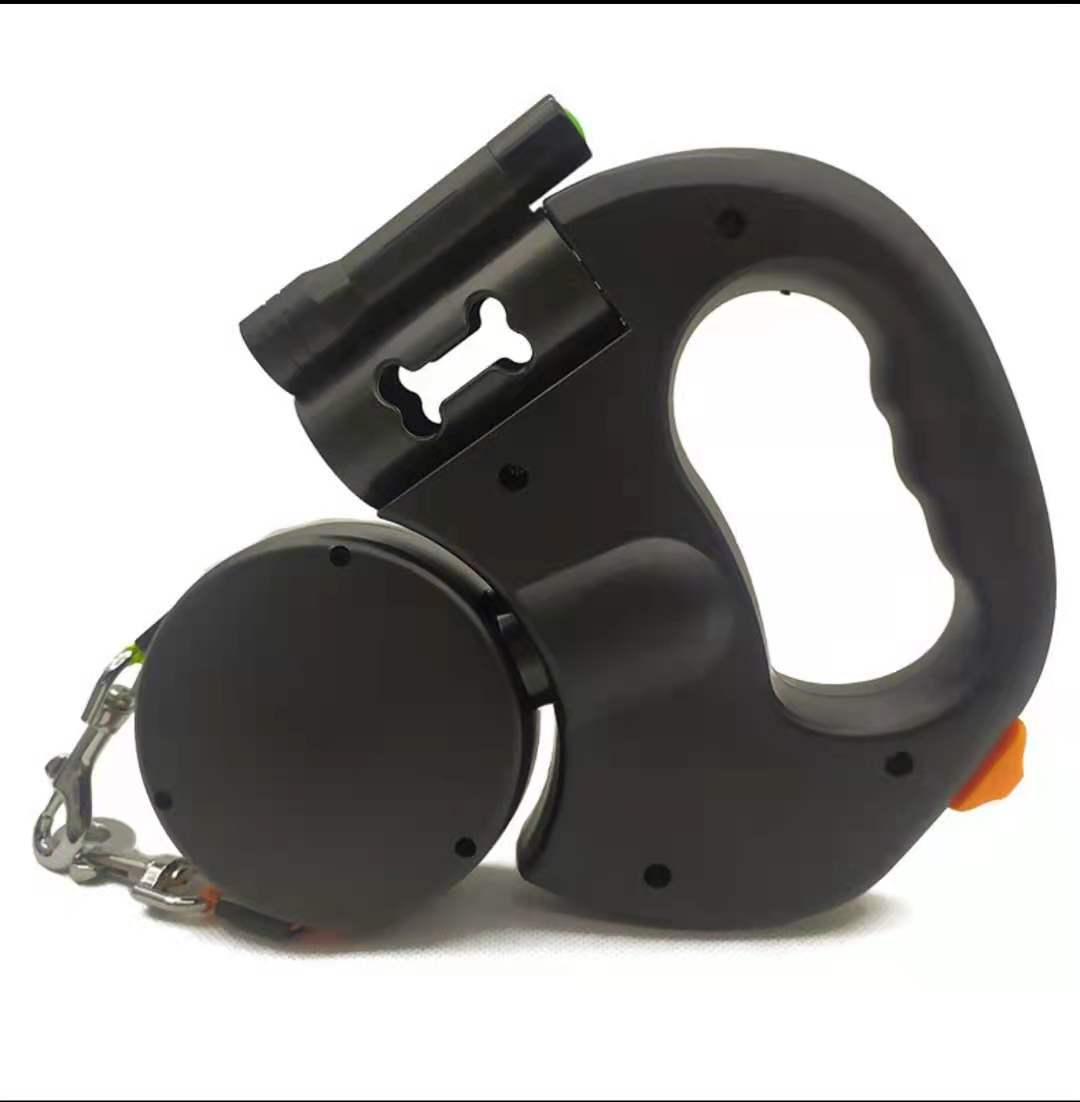 Nuvani Pets Retractable Dual Dog Leash – LED & Reflective
