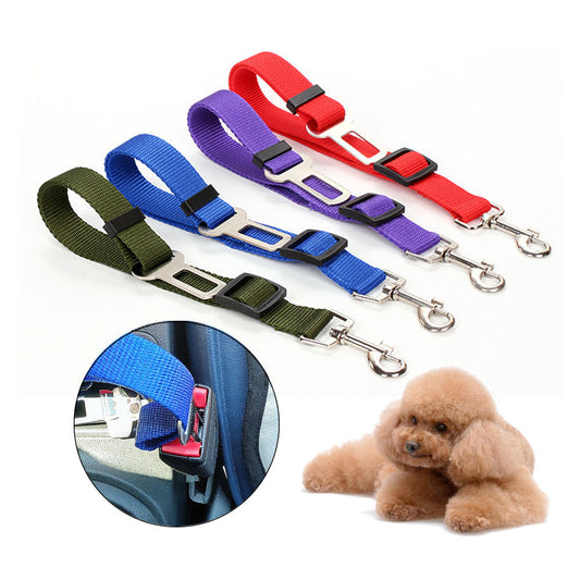 Car Safety Leash – Adjustable Dog & Cat Seat Belt