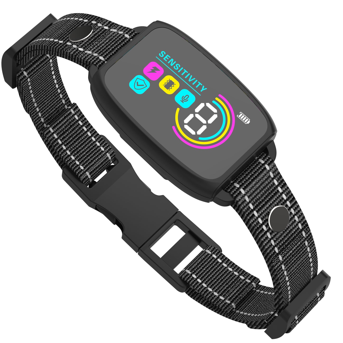 Smart Anti-Bark Dog Collar – AI Detection & Waterproof